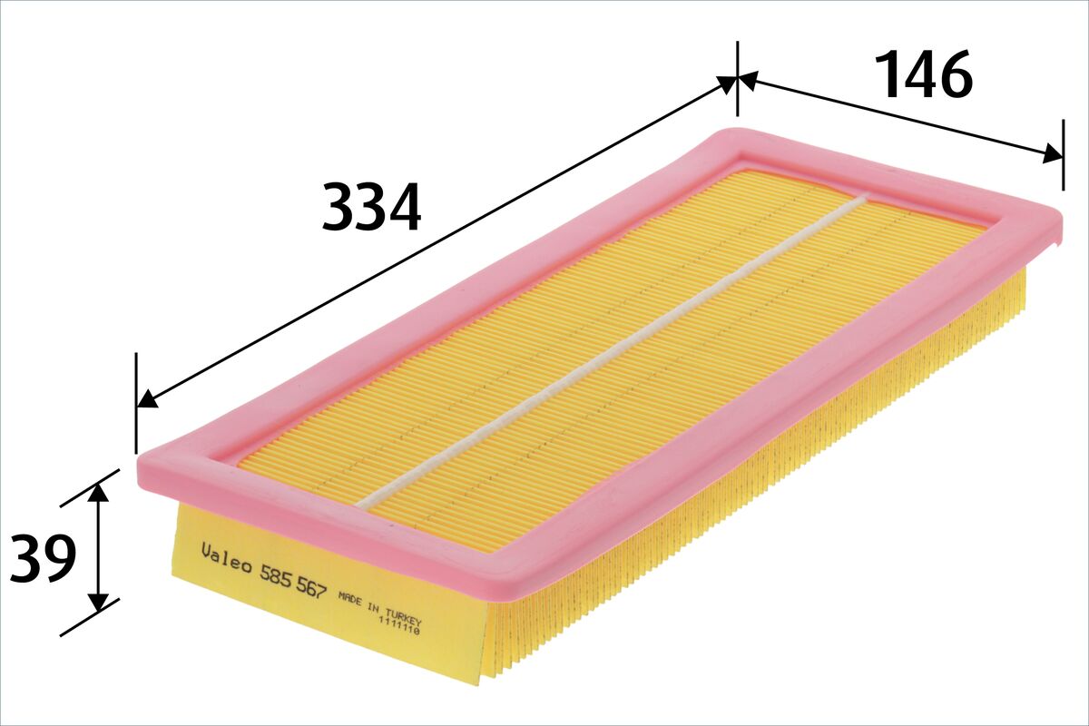 VALEO 585567 Air Filter for...